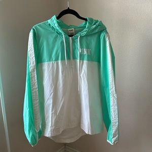 Victoria Secret Pink Quarter Zip Wind Breaker